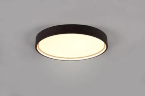 Plafoniera doha led  con bordo metallo nero 641310232