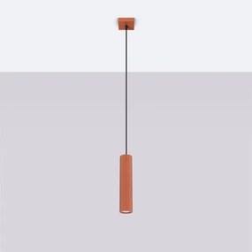 Brilagi - Lampada a sospensione su cavo CRESTO 1xGU10/10W/230V rossa