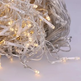 Brilagi - Catena luminosa natalizia da esterno 400xLED/8 funzioni 23m IP44 bianco caldo