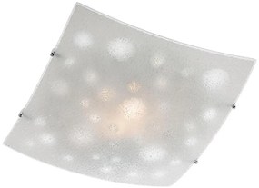 Redo 05-904 - Plafoniera ISIDE 1xE27/42W/230V 30x30 cm trasparente