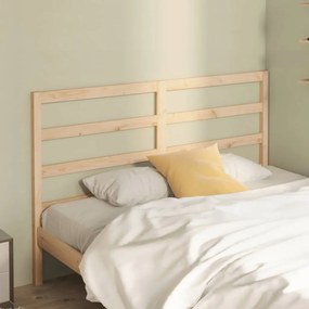 Testiera Per Letto 126x4x100 Cm İn Legno Massello Di Pino /