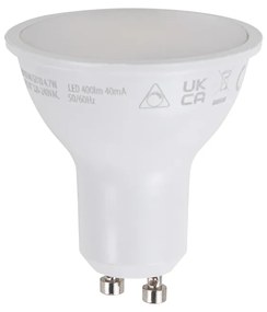 Lampadina LED dimmerabile Smart GU10 50mm Opale RGBW 4.7W 400lm 2700-6500K