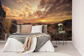 Carta da parati – Scogliere al mare