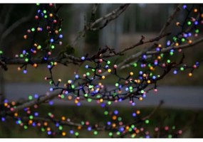 Eglo -LED Catena luminosa natalizia per esterni BERRY MINI 700 LED/8 funzioni 19m multicolore IP44