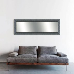 Specchio Matteo rettangolare in legno argento 70 x 170 cm