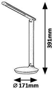 Rabalux 6980 - Lampada da tavolo LED dimmerabile OSIAS LED/9W/230V