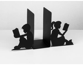 Fermalibri 22x40,5 cm nero