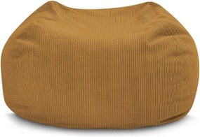 Puof a sacco color senape Voltaire – Bobochic Paris