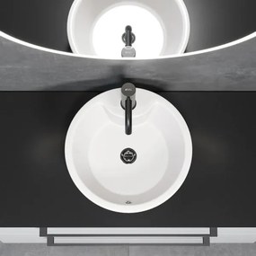 BATH DELUXE 06-045-11-11-00 - Lavabo da appoggio DRAMMEN ø 40,1cm ceramica/bianco