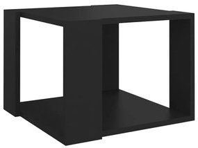 Tavolino da salotto nero 40x40x30 cm in legno multistrato