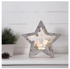 Eglo 410413 - Decorazione LED di Natale FAUNA 10xLED/0,03W/2xAAA