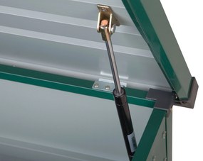 Cesta da giardino in acciaio verde scuro 100 cm CEBROSA Beliani