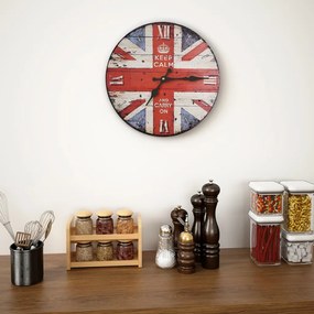 Orologio Da Parete Vintage Uk 30 Cm /