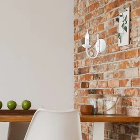 Applique DONATO 1xE14/40W/230V bianco