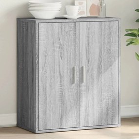 Credenza grigio sonoma 79x38x80 cm in legno multistrato