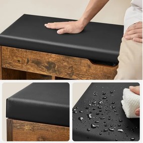 Scarpiera VOREN marrone/nera