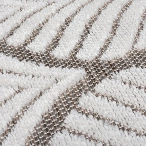 Tappeto da interno e esterno avorio 160x230 cm Elm Leaf – Flair Rugs