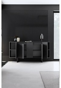 Credenza antracite 160x35 cm Luxe - Kalune Design