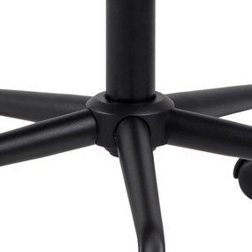 Sedia da ufficio verde con superficie in velluto Brooke - Actona