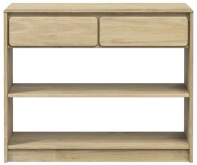 Tavolo consolle sauda rovere 89,5x36,5x73cm legno massello pino
