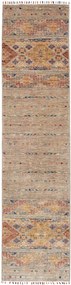 Samarkand Tappeto 230x60 Grigio (Pakistan) Annodato A Mano