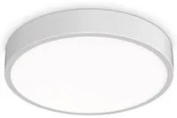 Plafoniera Contemporanea Ray Metallo Bianco Led Integrato 26W 3000K Ip44