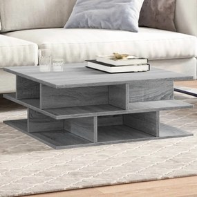 Tavolino Da Salotto Grigio Sonoma 70x70x29 Cm Legno Multistrato /