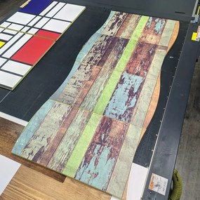 Scarpiera linea Mia 4 ante con serigrafia wood