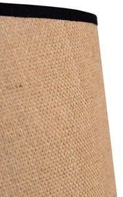 Duolla - Lampadario a sospensione con filo CONE 1xE27/15W/230V diametro 40 cm marrone/nero