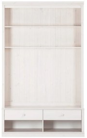 Set TV in legno di pino bianco 140x223 cm Anita - Støraa