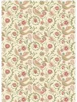 GP & J Baker Carta da parati Royal Court - Pink/ Green