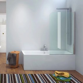 Parete vasca 100 cm fissa altezza 140cm | KV25 - KAMALU