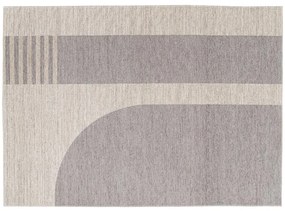 Tappeto Outdoor urbane moon 1 INSPIRE in poliestere grigio L 230 x L 160 cm