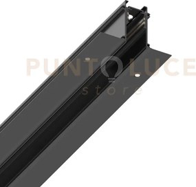 Ego recessed easy profilo sistema lineare binario nero 200cm in all...