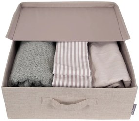Scatola portaoggetti beige sotto il letto - Bigso Box of Sweden