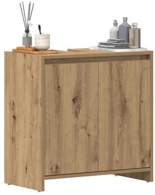Mobile Lavabo Bagno Rovere Artigianale Legno Multistrato /