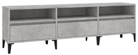 Mobile TV Grigio Cemento 150x30x44,5 cm Legno Multistrato