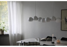Lampadario bianco con paralume in metallo Cupolo – Markslöjd
