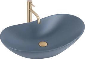 Lavabo da appoggio Rea Royal Blueberry Matt