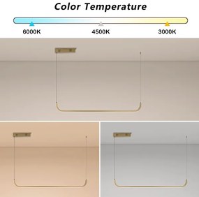 Immax NEO 07227L - Lampadario a sospensione con filo LED dimmerabile PATTINI LED/26W/230V Tuya+RC