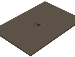 Piatto doccia in ceramica extra slim caffè L 80 x L 70 cm