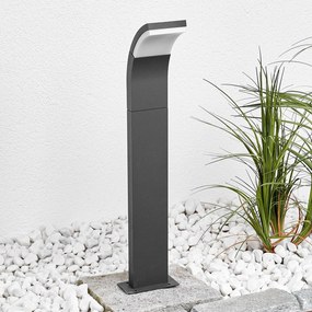 Lampioncino da giardino Timm Lucande, Nero, Alluminio, Moderno, Lampada LED da esterni