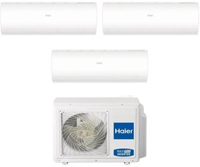 Climatizzatore Trial Split Reversibile Haier Pearl A+ 9000-9000-12000 BTU Inverter Wi-Fi (3U55S2SR5FA + AS25PBPHRAx2 + AS35PBPHRA)