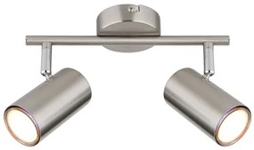 Globo 57914-2N - Faretto ALLVI 2xGU10/25W/230V cromo