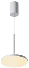 Maytoni P076PL-L12W3K-W - Lampadario LED a sospensione con filo PLATO LED/12W/230V 3000K bianco