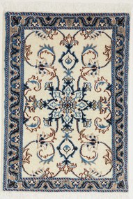 Nain Tappeto persiano 60 x 90 Beige (Iran) Annodato A Mano