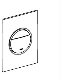 GROHE 37601P00 - Pulsante di scarico NOVA COSMOPOLITAN S 130 × 172 mm cromato