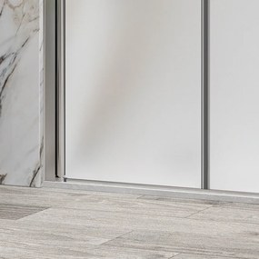 Porta doccia saloon 95 cm vetro opaco altezza 200h | KSAL2800AI - KAMALU