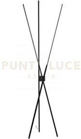 Piantana led shanghai nera 31w 3990lm cct 3000k-4000k 49,5x49,5x159...