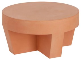Kave Home - Tavolino Vilena terracotta Ã˜ 60 cm